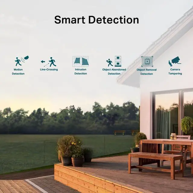 Alt view image 6 of 7 - TP-Link VIGI C330 2.8mm Lens Smart Outdoor Security Camera