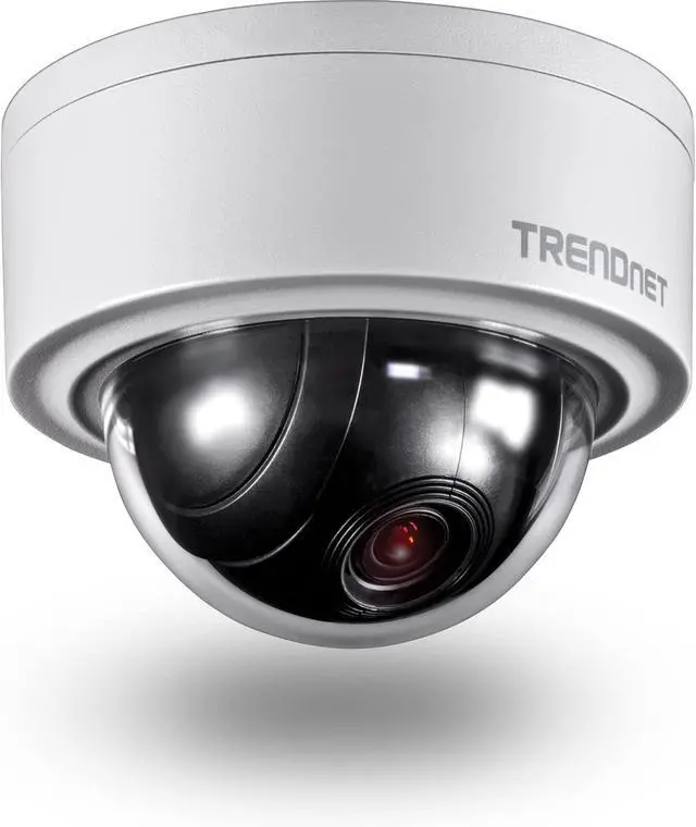 Main image of TRENDnet Indoor/Outdoor 3MP Motorized PTZ Dome Network Camera, 4X Optical Zoom, 16x Digital Zoom, Autofocus, IP66 Housing, Free iOS and Android Mobile apps, ONVIF Profile S, TV-IP420P