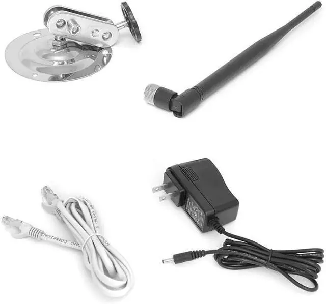 Alt view image 4 of 5 - Pyle Outdoor Wireless Home Security Surveillance IP Camera with Weatherproof Aluminum Body and Night Vision - Connect Wifi for Remote Access to Live Video from Desktop or Mobile App