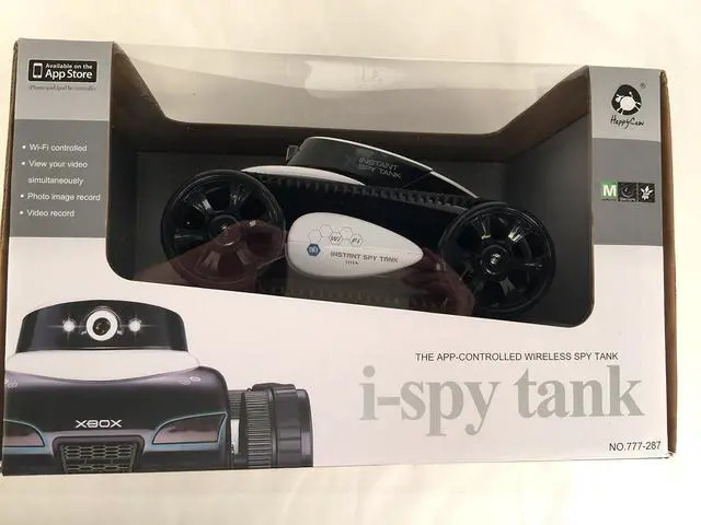 Alt view image 3 of 7 - HappyCow 777-287 Tank PG With Camera Via A Wi-Fi Network (Random Color)