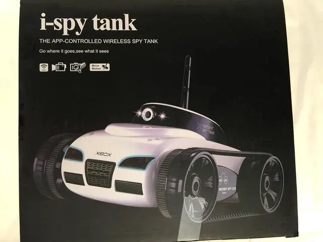 Alt view image 4 of 7 - HappyCow 777-287 Tank PG With Camera Via A Wi-Fi Network (Random Color)