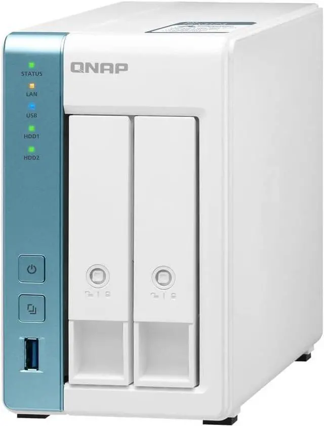 Main image of QNAP TS-231P3-4G 2 Bay Home & Office NAS with one 2.5GbE Port