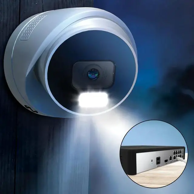 Alt view image 6 of 7 - Night Owl 4TB NVR with 16 PoE Channels and 8 Wi-Fi Channels (Up to 24 Total Devices) with 4 Wired 4K+ (12MP) Dome Cameras