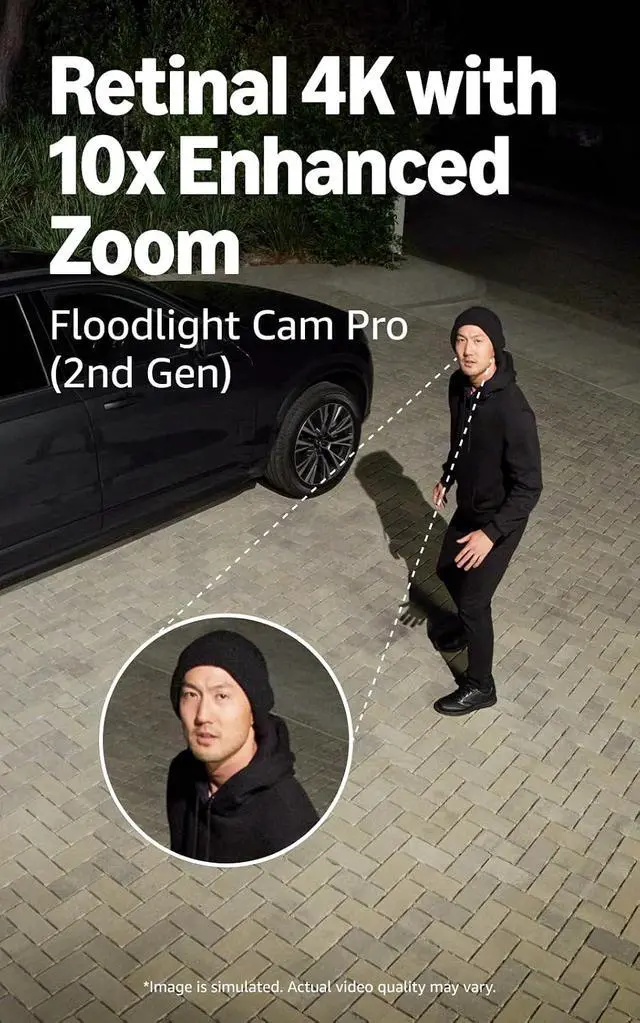 Alt view image 2 of 6 - Ring Floodlight Cam Pro (newest model), White with 4 Window and Door Sensors (newest model)