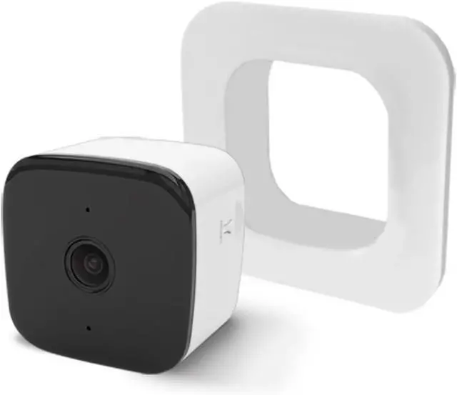 Alt view image 4 of 5 - Energizer Smart Wi-Fi Indoor Security Camera, 1080P Full HD with Motion Alerts, Two-Way Communication, App Access, Cloud or SD Storage, Foldable Design for Privacy, (White, 2K Window Camera)