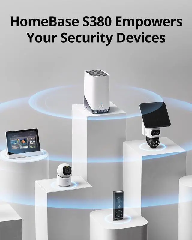 Alt view image 7 of 7 - eufy Security eufyCam E40 4-Cam & HomeBase 3 (Bundle)