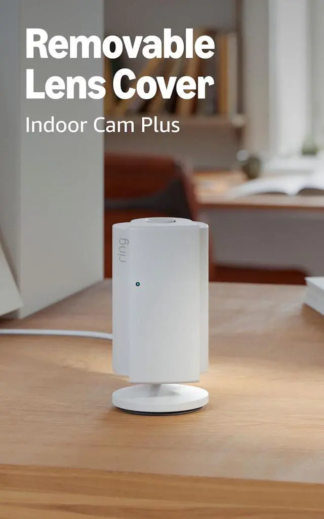 Alt view image 4 of 6 - Ring Spotlight Cam, Battery (newest model), White with Indoor Cam Plus, White
