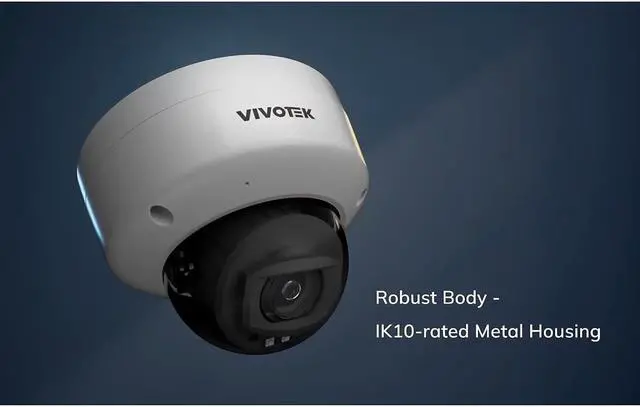 Alt view image 4 of 4 - C-Series FD9380-HTV-V2 5MP AI Outdoor Network Dome Camera with 2.7-13.5mm L