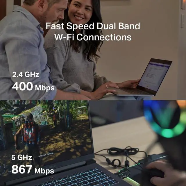 Alt view image 2 of 6 - Mercusys MA30N, AC1300 Mbps, Dual Band, MU-MIMO, Plug and Play, Nano Wi-Fi 5 USB Adapter