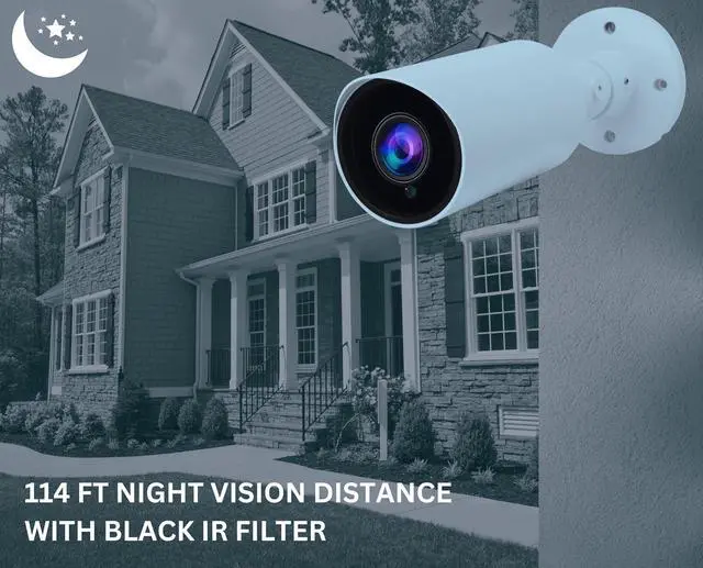 Alt view image 3 of 6 - Evertech 1080P CCTV Bullet Outdoor Security Camera with Manual Zoom Lens and Night Vision