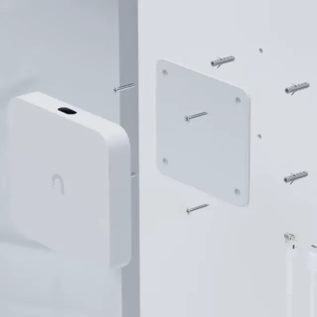 Alt view image 4 of 5 - Ubiquiti Wall Mount for Router - White