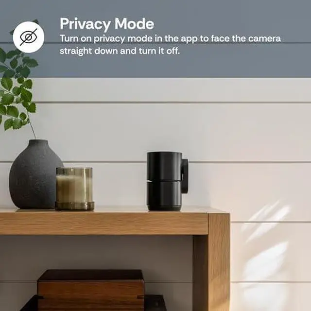Alt view image 5 of 7 - Luna 2K Indoor Cameras for Home Security and Window Camera, Smart AI Descriptive Motion Alert, Color Night Vision, Stick-On Glass-Mount Wired, Easy & Quick Install