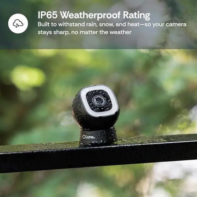 Alt view image 7 of 7 - Luna Indoor/Outdoor Camera 2K Security Cameras Wireless Outdoor, Battery Camera w/Solar Panel, Spotlight, 2.4 GHz Wi-Fi, Person/Vehicle Detection, Cloud Storage