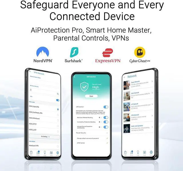 Alt view image 3 of 7 - ASUS ZenWiFi BD5 Outdoor Dual-Band WiFi 7 Mesh, 5000 Mbps, Coverage up to 15,000 sq. ft. Outdoors(1pk), Dual 2.5G Ports, IP65, PoE+AC Powered, Wall and Pole Mount, VPNs