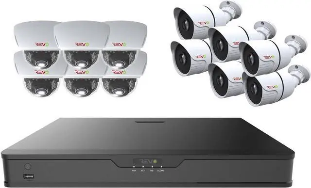 Main image of REVO Ultra Hybrid 16CH 5 Megapixel DVR, 4TB HDD & 12x 1080p Cameras