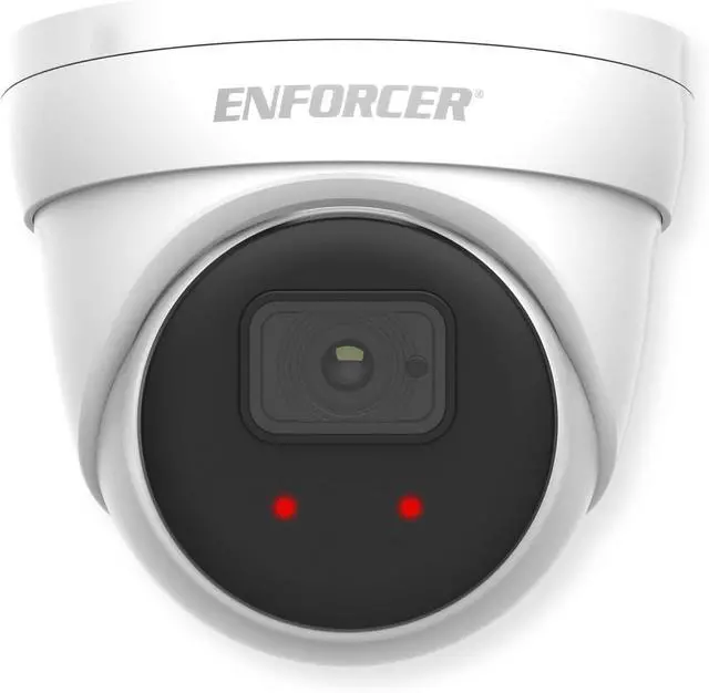 Alt view image 2 of 2 - Seco-Larm EV-N2506-2W4WQ Enforcer 5MP IP Turret Camera, White; 1/2.7" CMOS Sensor; 2880 x 1620 Max Resolutions; 2.8mm Lens; Digital Noise Reduction; Smart IR, Range up to 98 feet; PoE