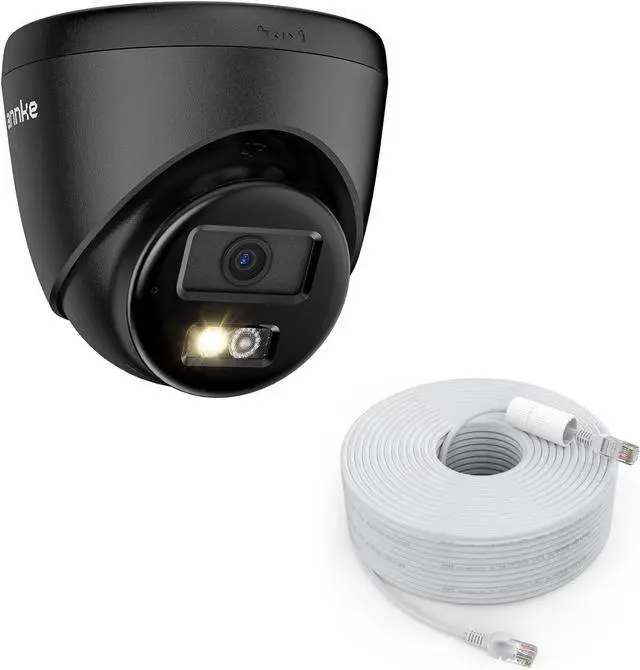 Main image of ANNKE 3K PoE Security Camera with Red-Blue Strobe Flash Light Alarm, 123° Wide Angle, Smart Dual Light Color Night Vision for Surveillance, AI Detection, H.265+, IP67, 2-Way Audio & 512GB SD Card Slot