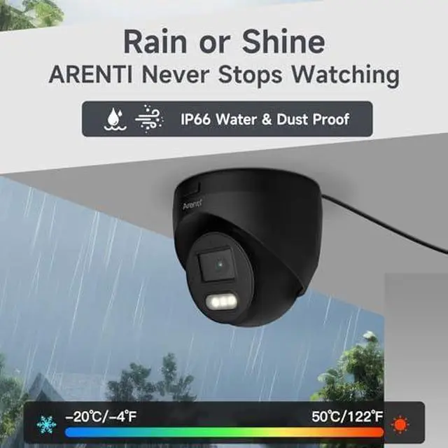 Alt view image 5 of 6 - ARENIT 8Cam 5MP PoE Security Camera System, 8CH NVR with 2TB HDD, Outdoor Bullet Cameras&Dome Cameras, AI Human/Vehicle Detection, 24/7 Recording, Plug & Play Wired Surveillance Kit