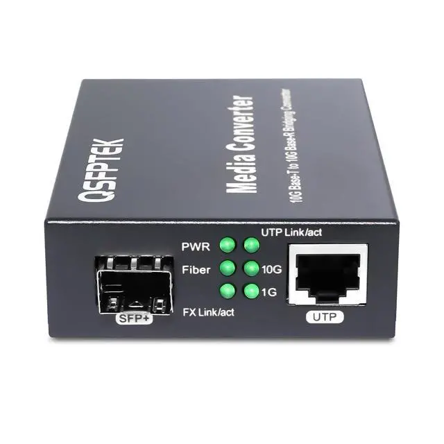 Alt view image 2 of 5 - 1-Pack 10G Converter: RJ45 Cu UTP to SFP+ (10G/5G/2.5G/1G/100M)