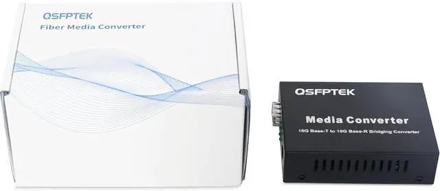 Alt view image 2 of 5 - 2 Pack 10G Fiber Ethernet Media Converter, 10GbE SFP+ Copper UTP Ethernet Media Converter, 1x100M/1G/2.5G/5G/10GBase-T RT45 to 1x 10GBase-X SFP+ Slot 10Gigabit