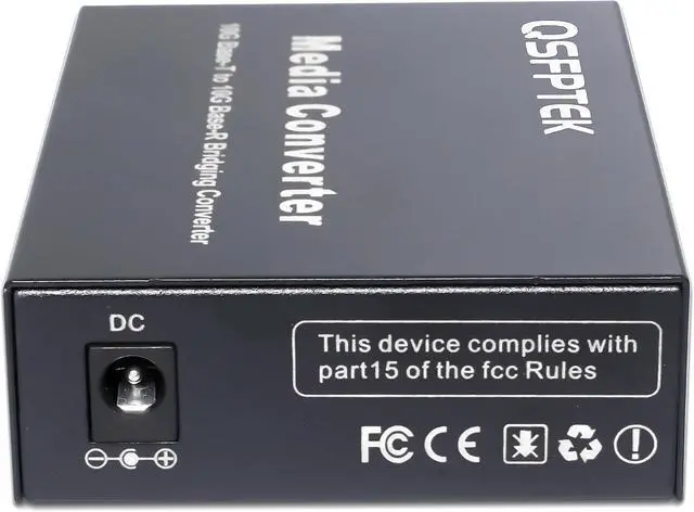Alt view image 3 of 5 - 2 Pack 10G Fiber Ethernet Media Converter, 10GbE SFP+ Copper UTP Ethernet Media Converter, 1x100M/1G/2.5G/5G/10GBase-T RT45 to 1x 10GBase-X SFP+ Slot 10Gigabit