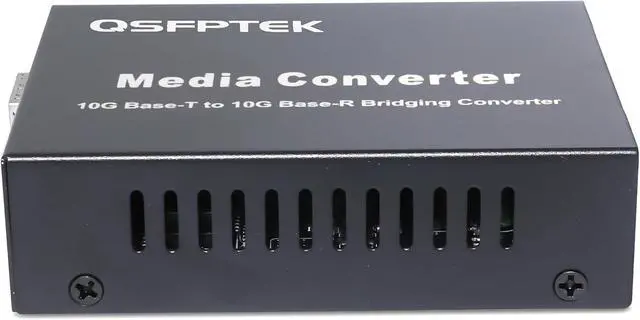 Alt view image 4 of 5 - 2 Pack 10G Fiber Ethernet Media Converter, 10GbE SFP+ Copper UTP Ethernet Media Converter, 1x100M/1G/2.5G/5G/10GBase-T RT45 to 1x 10GBase-X SFP+ Slot 10Gigabit