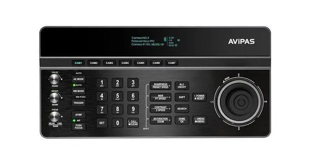 Alt view image 2 of 3 - AVIPAS AV-3207 4D Serial & IP Joystick Controller