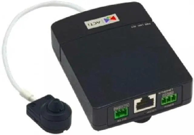 Main image of ACTi Q113 2MP Indoor L-Shape Pinhole Covert Camera with Basic WDR, SLLS, Fixed Lens, f3.7mm/F2.5, H.264, 1080p/30fps, 2D+3D DNR, Audio, MicroSDHC/MicroSDXC, PoE/DC12V, EN50155, DI/DO, RS-232