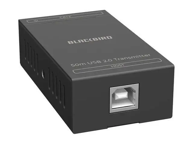 Alt view image 5 of 6 - Monoprice Blackbird 4-Port USB 2.0 Extender Over Cat5e/Cat6-50 Meters (164 Feet) Plug and Play, No Driver, Supports Up to 480Mbps, for Windows, MacOS, Android, Linux