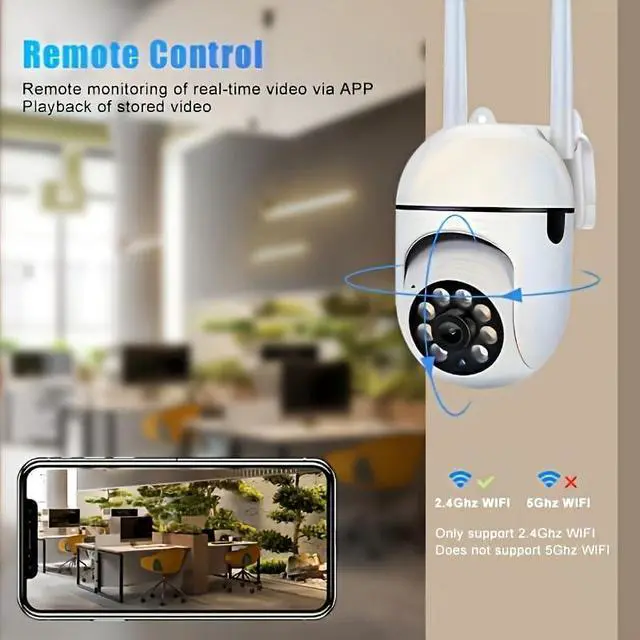 Alt view image 5 of 7 - 6PCS 4MP Indoor WiFi Security Cameras Kit,Cameras for Home Security with Human Detection,IR Night Vision for Pets & Elder Inactivity,AES Privacy Encryption,TF Card Playback No Cloud Fees