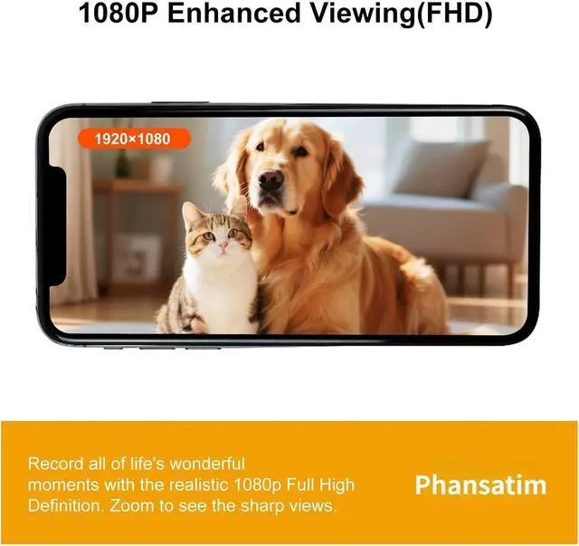 Alt view image 2 of 7 - 4pcs 1296P Ultra HD Home Mini Security Camera Indoor Wireless,AI Motion Tracking,2.4G WiFi, Wide 120°,Night Vision,Two-Way Audio,Siren Alarm,Remote Home and Pet Monitor Via App.
