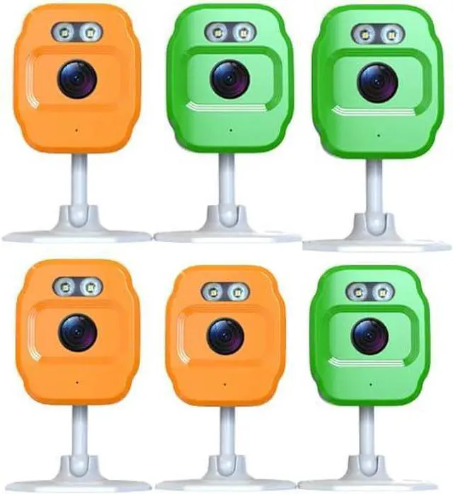 Main image of 6Pack Compact 4MP 2K HD WiFi Indoor Smart Security Cameras,Full HD Surveillance Camera with Full-Color Night Vision,AI Motion Detection,Two-Way Audio & Real-Time Alerts,APP Remote Monitor