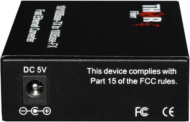 Alt view image 3 of 3 - 10/100 Mbps Single-Mode Multimode Fiber Ethernet Media Converter SC
