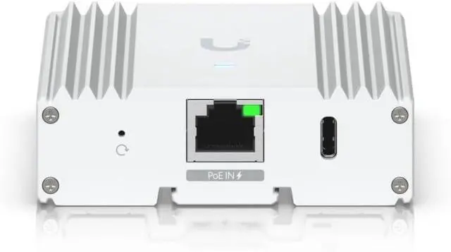 Alt view image 5 of 7 - Ubiquiti UP-SUPERLINK wireless bridge, Wi-Fi 6, dual-band, PoE powered, for UniFi Protect sensors, 100 Mbps Ethernet, white