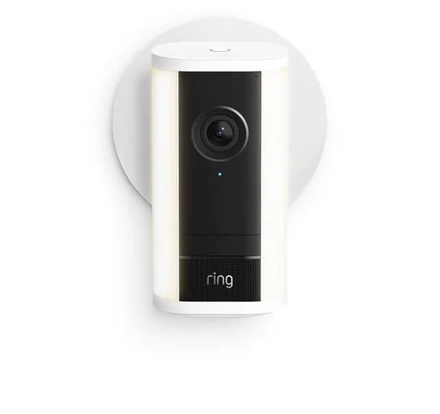 Main image of Ring Spotlight Cam Pro, Wired (newest model), White with Hardwired Kit for Cameras