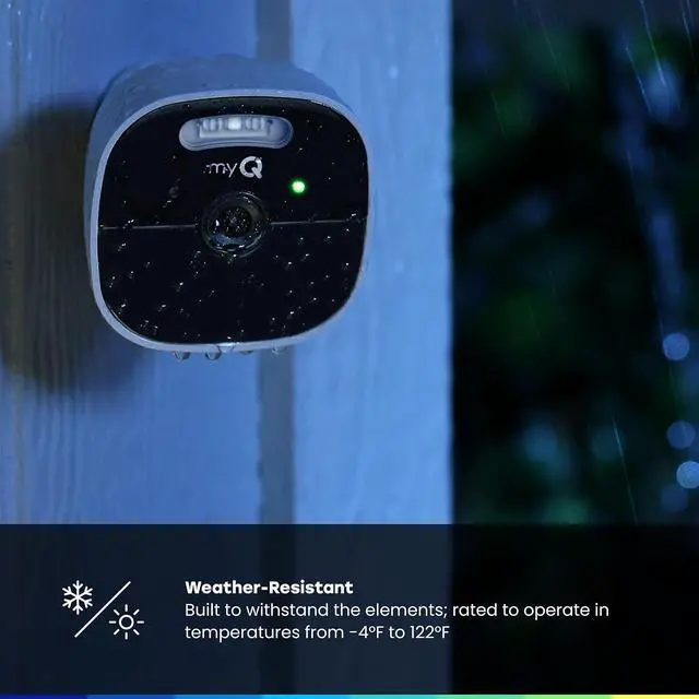 Alt view image 6 of 7 - Chamberlain myQ Outdoor Battery Camera