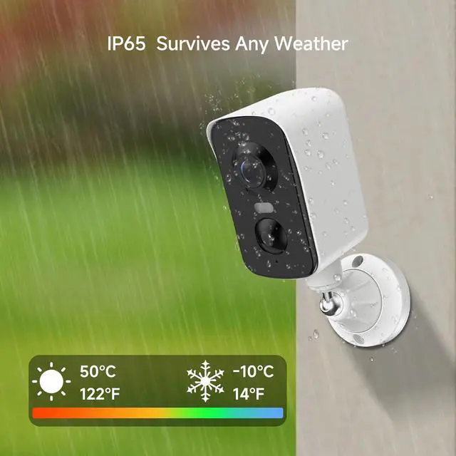 Alt view image 7 of 7 - Arenti 340° Pan Wireless Security Camera Outdoor Magnetic, 3MP Battery Powered Wireless Camera for Home Security, Full-Color Night Vision, PIR AI Detection, 2-Way Audio, 2.4G WiFi Works with Alexa