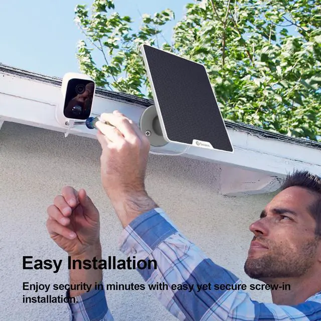 Alt view image 7 of 7 - Swann Solar Security Cameras Wireless Outdoor, Solar&Battery Powered Cameras for Home Security with a 32GB Micro SD Card, Night Vision, 2-Way Talk, Motion Detection, Compatible with Alexa/Google Home
