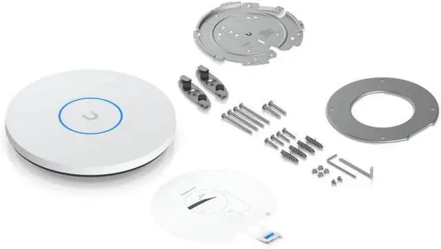 Alt view image 2 of 6 - Ubiquiti U7 Pro U7 Pro XG Tri Band Wi-Fi 7 IEEE 802.11n/ac/ax/be/v/r/k 5.80 Gbit/s Wireless Access Point - Yes