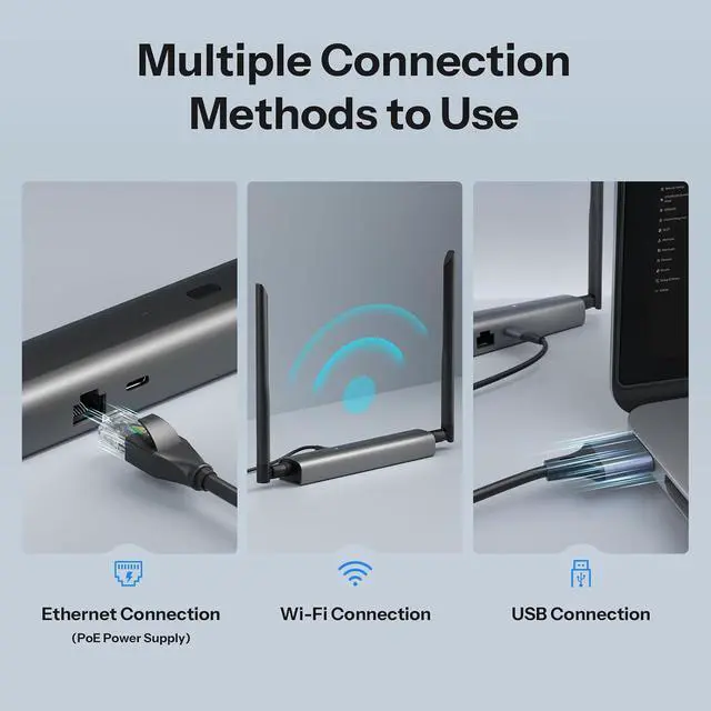 Alt view image 3 of 7 - SONOFF Z-Wave 800 PoE Dongle Max (Dongle-MZG23)