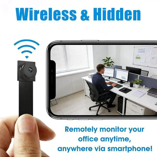Alt view image 4 of 7 - PATTERSON Hidden Camera Spy Camera DIY - WiFi Customizable Wireless Security Camera with Remote Live View, Motion Detection & Alerts, Indoor Monitoring System for Home, Easy Setup
