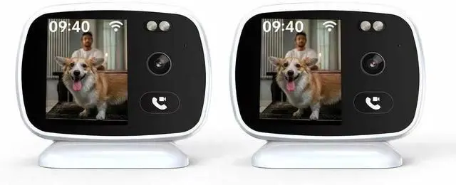 Main image of Smart Indoor Security Camera with Screen,2.4Ghz Wifi Home Camera for Video Calling,Two-Way Audio,Night Vision,AI Motion Detection Alerts,App Remote Control,Cloud Storage,Pet And Elderly Home
