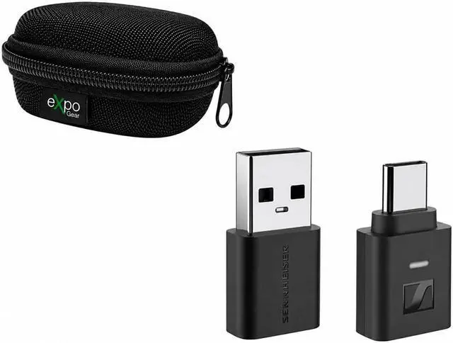Main image of Sennheiser BTD 700 Bluetooth Dongle with aptX Lossless, Auracast, Ultra-Low Latency Audio, Plug-and-Play USB-A/USB-C Connectivity, and Expo Gear Weather-Resistant Hard-Shell Case