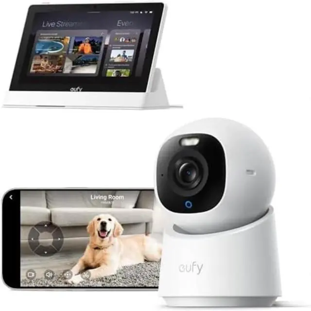 Main image of eufy Security 4K Indoor Camera E30*3 & Smart Display E10 (Bundle)