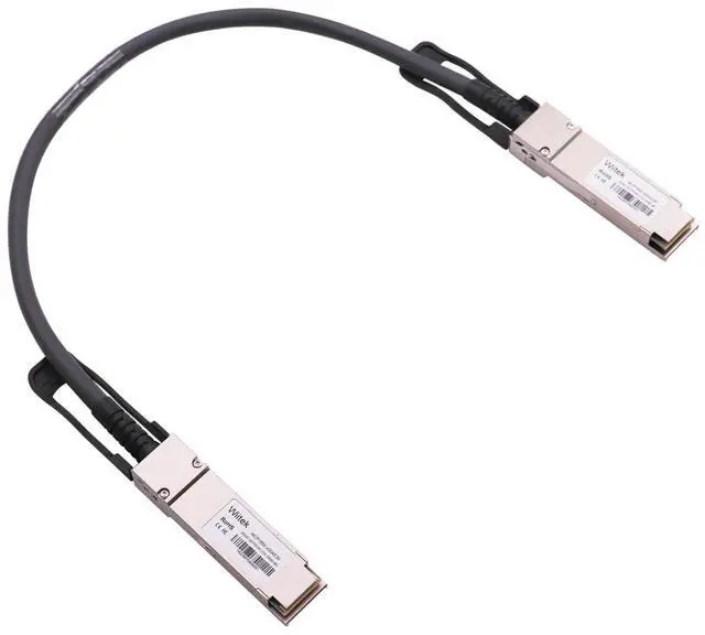 Main image of 200GbE QSFP56 to QSFP56 PAM4 0.5m(1.67ft) Ethernet Passive Copper Twinax Cable, Compatible with Mellanox MCP1650-V00AE30, Ideal for NVIDIA DGX Spark Dual-System