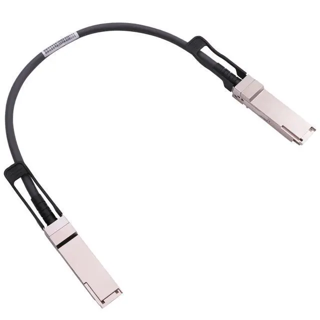 Alt view image 2 of 6 - 200GbE QSFP56 to QSFP56 PAM4 0.5m(1.67ft) Ethernet Passive Copper Twinax Cable, Compatible with Mellanox MCP1650-V00AE30, Ideal for NVIDIA DGX Spark Dual-System