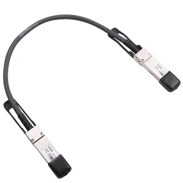 Alt view image 3 of 6 - 200GbE QSFP56 to QSFP56 PAM4 0.5m(1.67ft) Ethernet Passive Copper Twinax Cable, Compatible with Mellanox MCP1650-V00AE30, Ideal for NVIDIA DGX Spark Dual-System