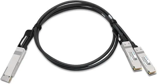 Main image of 400GBASE-CU DAC Cable 30AWG, 0.5m(1.64ft) QSFP-DD to 2 * 200G QSFP56 Breakout Passive Direct Attach Cable Compatible for Generic Switch, Router, Network Device