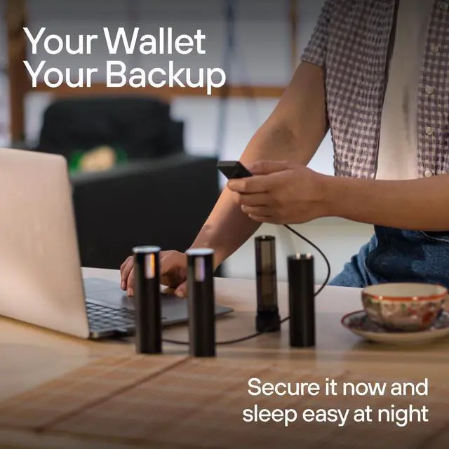 Alt view image 6 of 7 - Trezor Safe 5 Hardware Wallet with Keep Metal Seed Backup Bundle Touchscreen Crypto Security, Secure Element Protection & Cold Storage Recovery Kit
