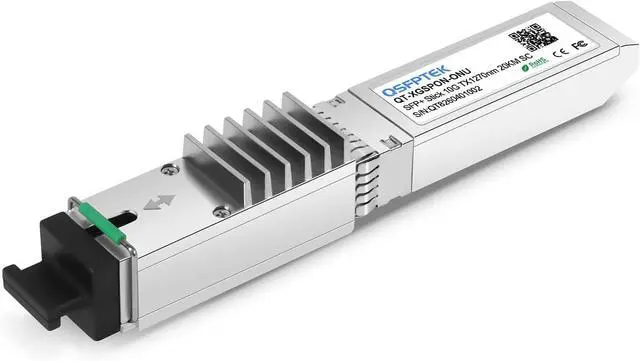 Main image of 10G XGSPON ONU Stick SFP+ Transceiver, 1270nm TX / 1577nm RX, 20km SC/APC, DDM, Class B+ (2~7dBm), DFB/APD, 0-70°C, Compatible with MikroTik, Ubiquiti UF-Instant & Standard OLT